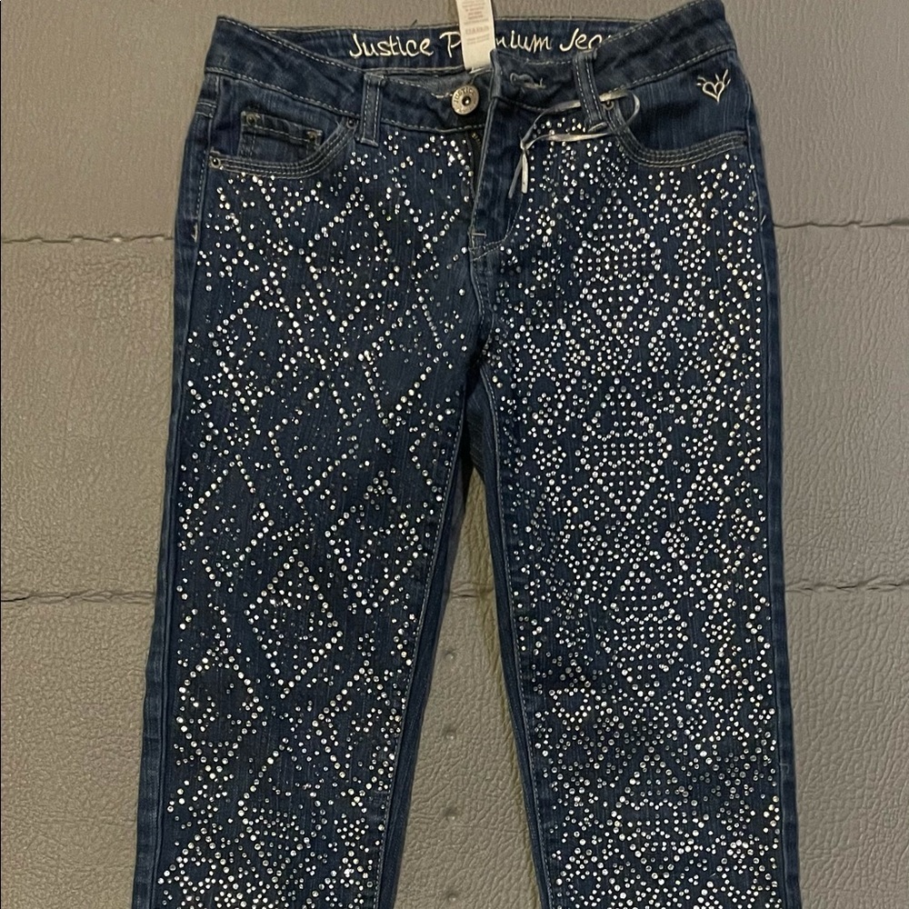 Justice Premium Jeans Size 14S - Picture 4 of 11